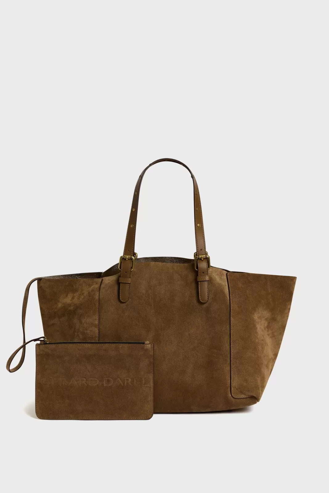 Gerard Darel Cabas en cuir velours intérieur métallisé - SIMPLE BAG