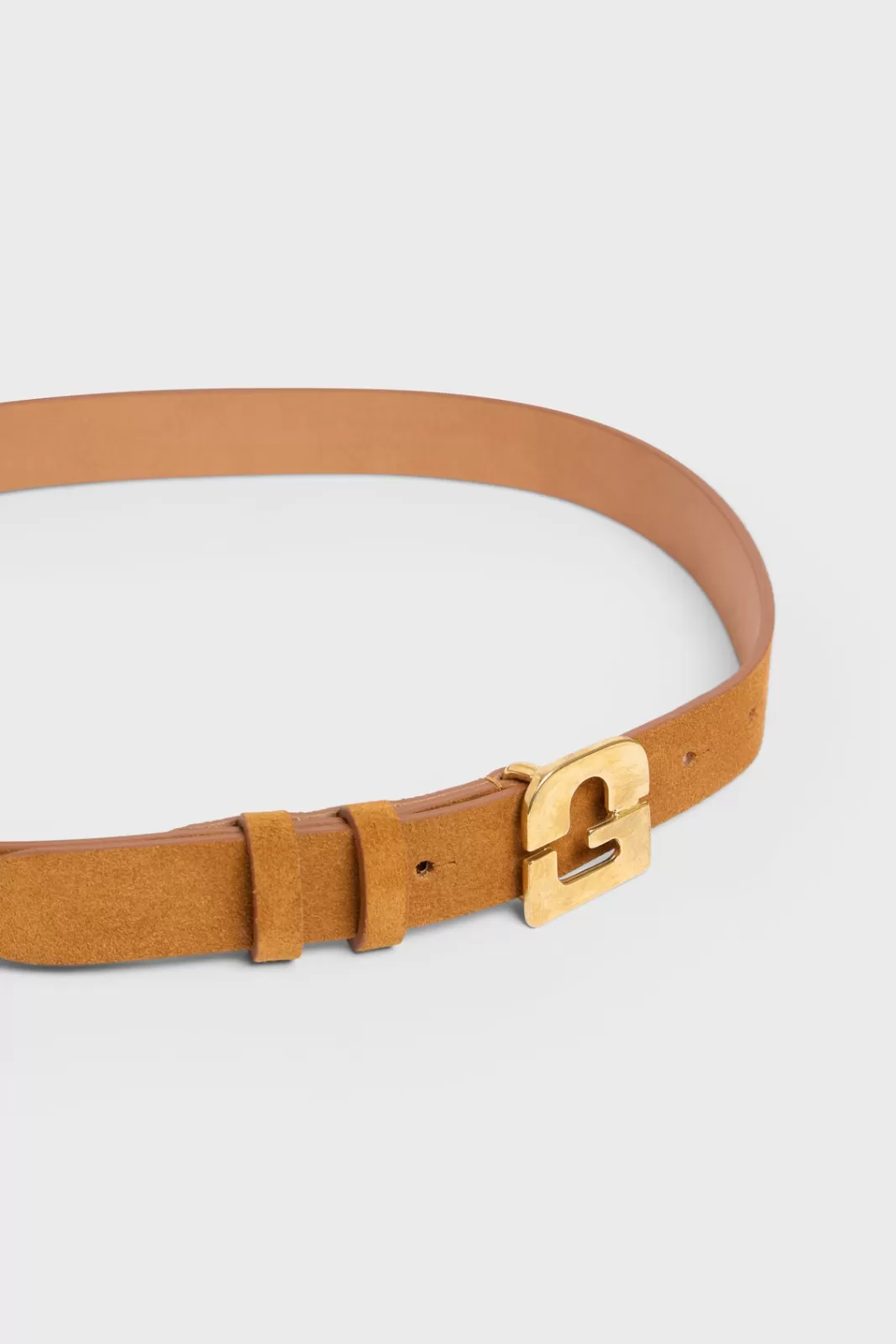 Gerard Darel Ceinture signature en cuir velours - LE LAUREN