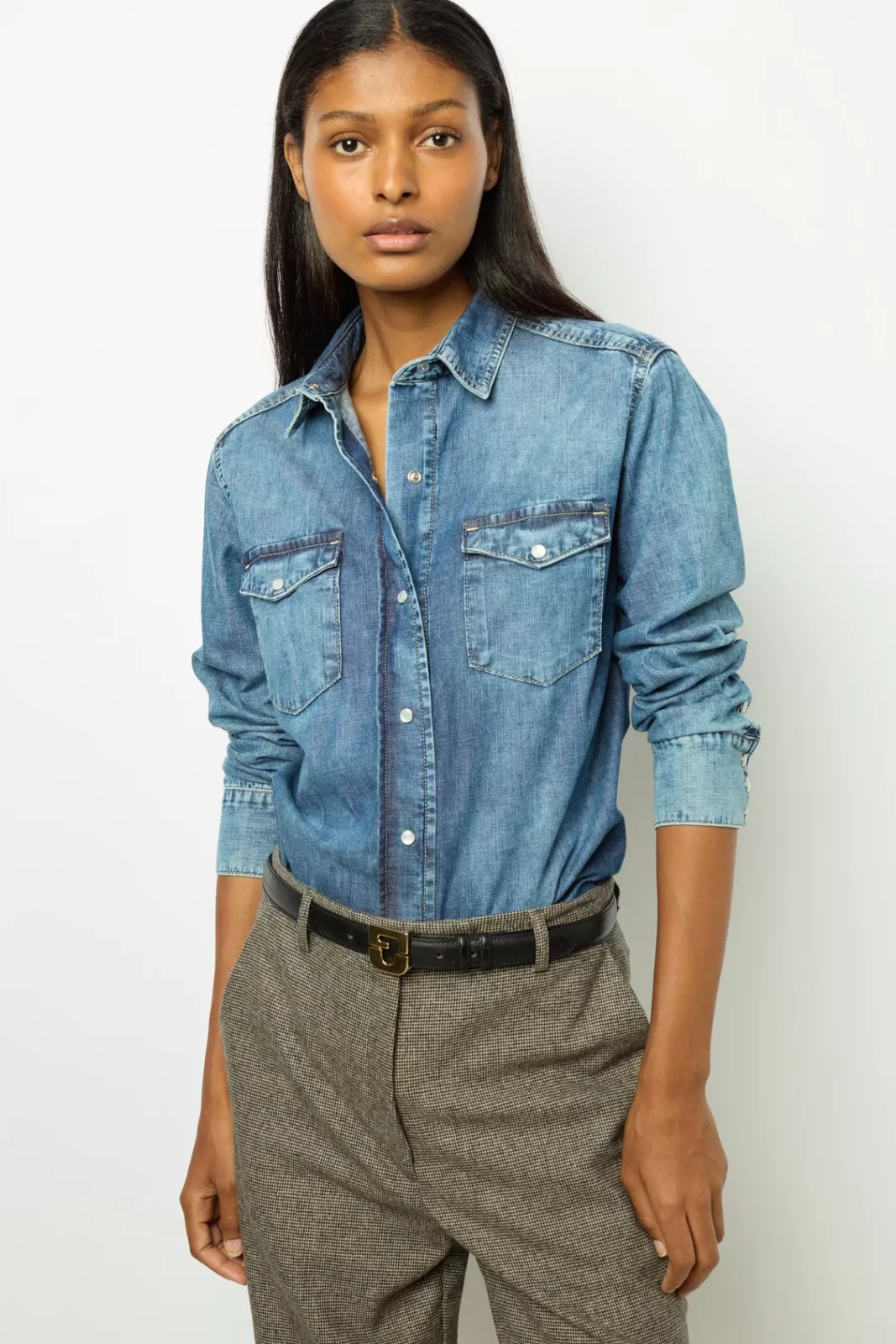 Gerard Darel Chemise en denim - AIMEE