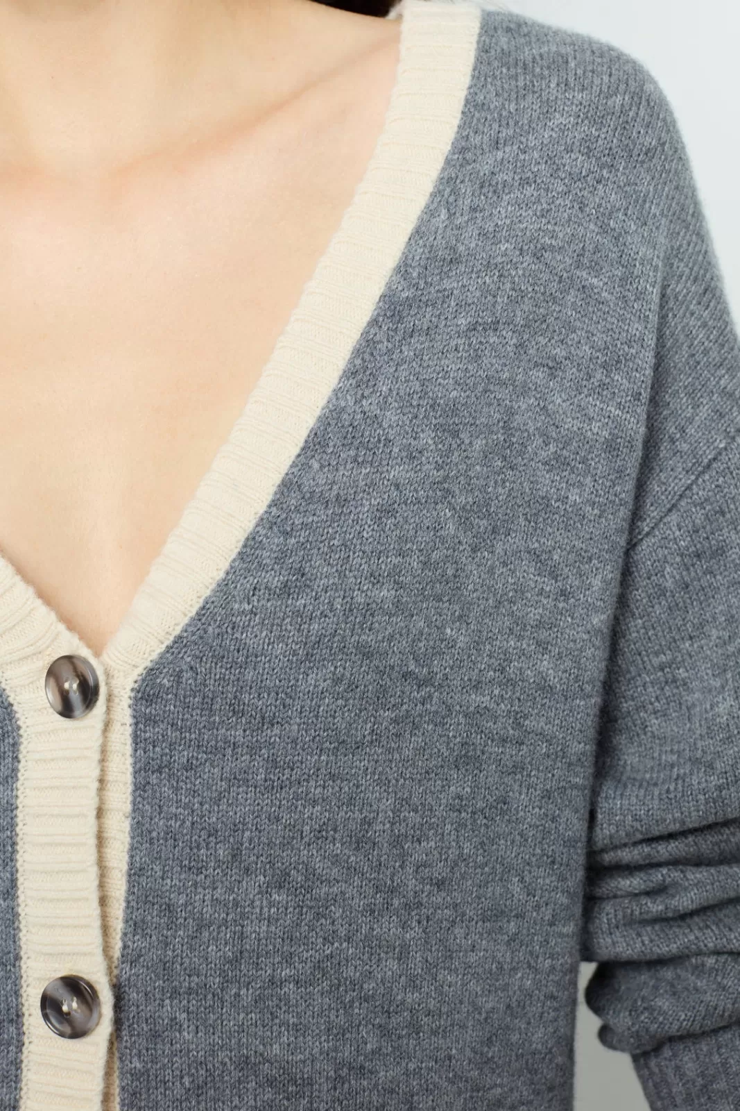 Gerard Darel Gilet bicolore en laine - JANNICE