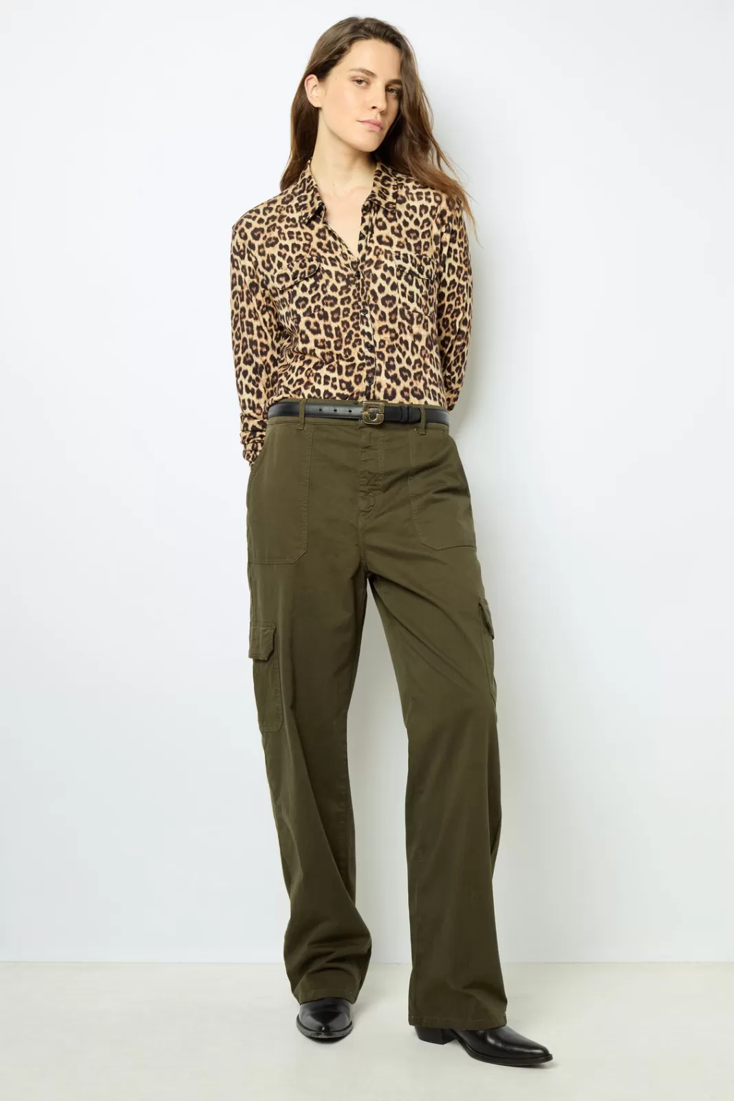 Gerard Darel Pantalon large cargo - NUMA