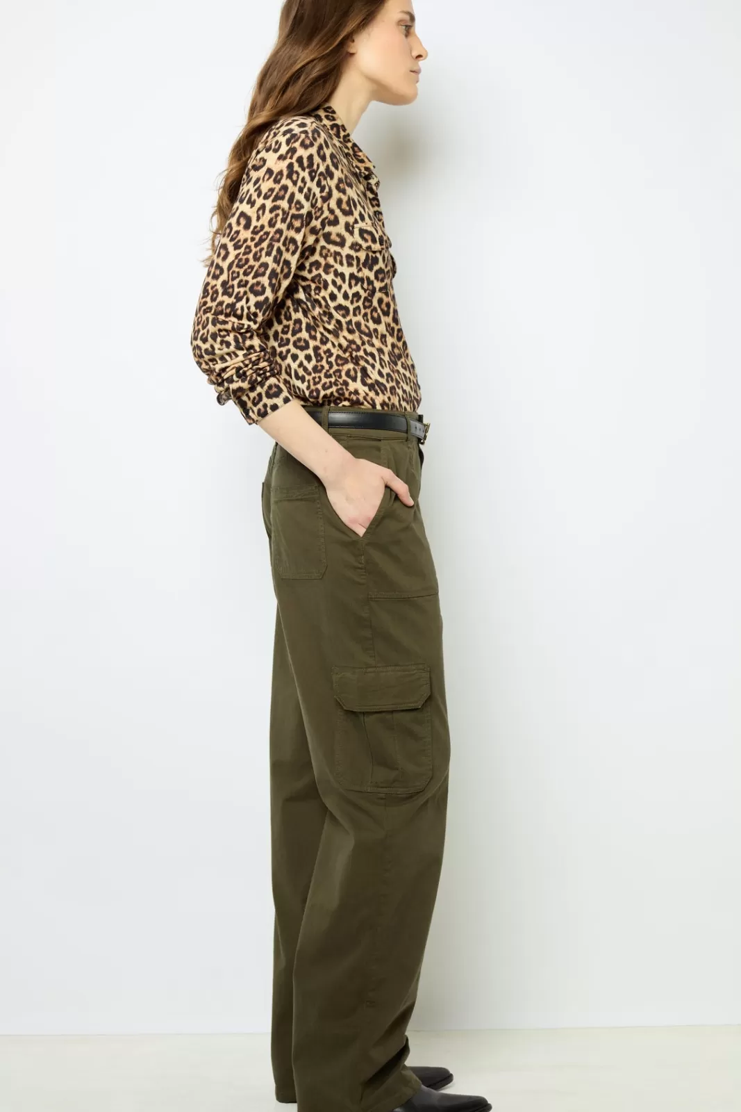 Gerard Darel Pantalon large cargo - NUMA