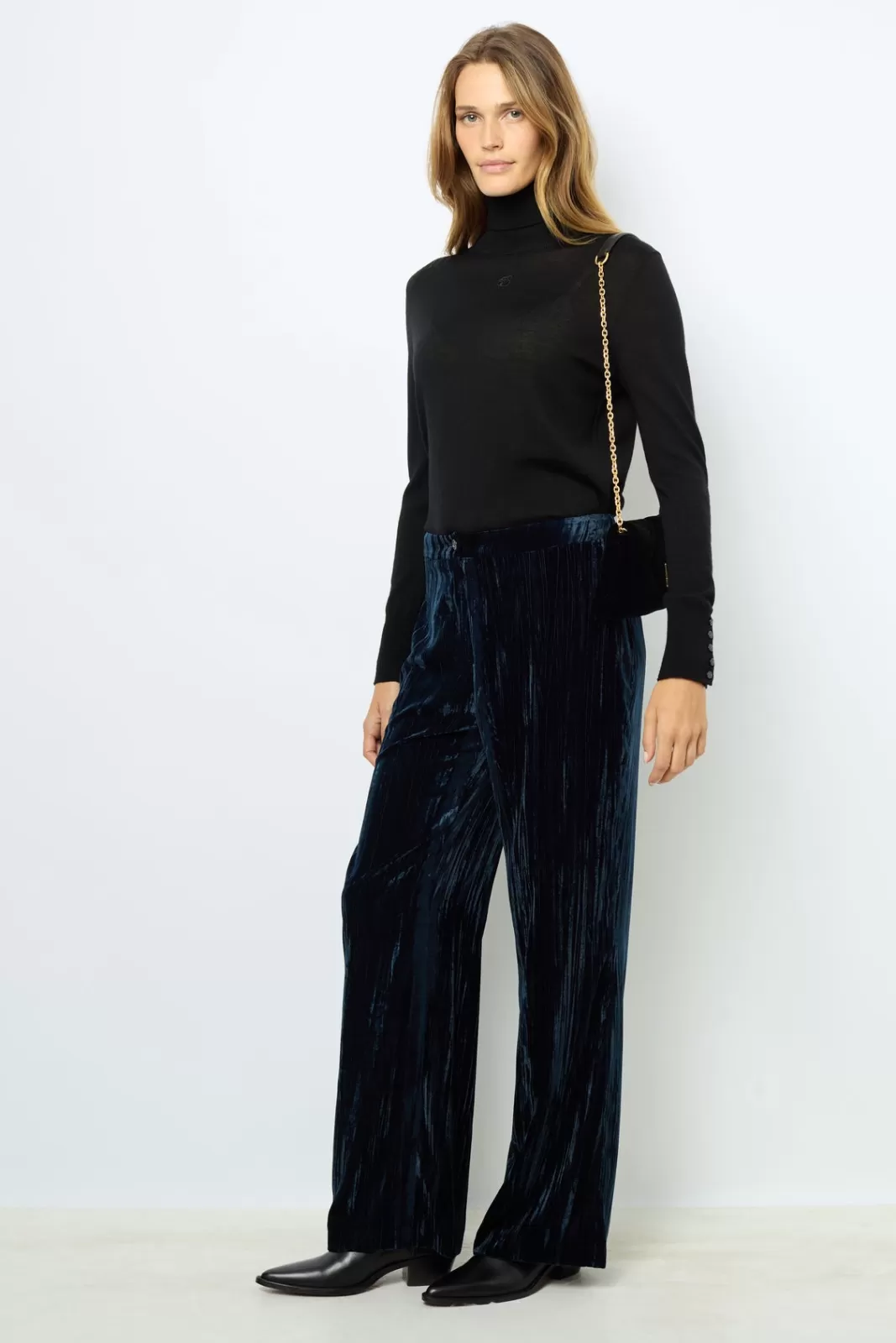 Gerard Darel Pantalon large en velours frappé - NORIA