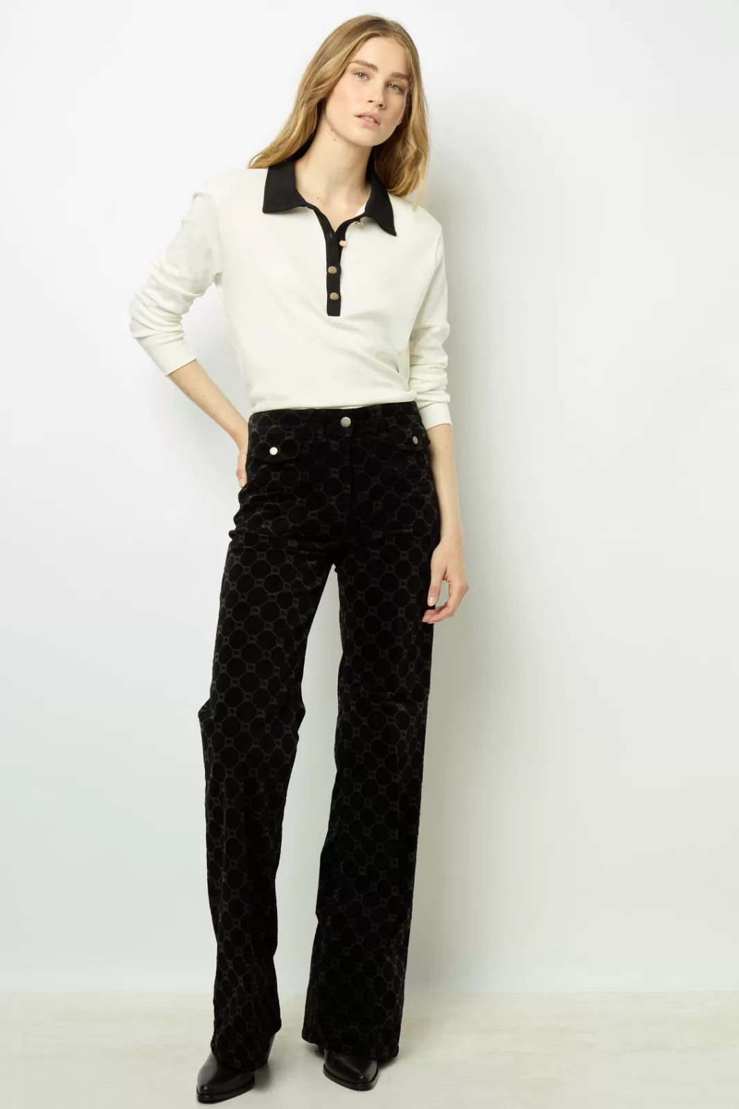Gerard Darel Polo bicolore en coton - ALFREDINE