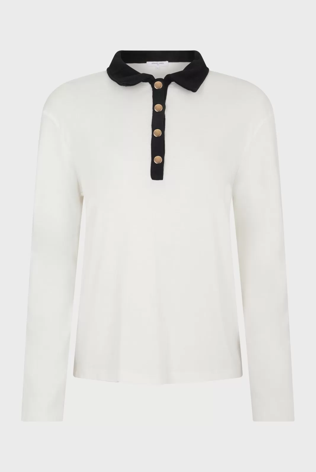 Gerard Darel Polo bicolore en coton - ALFREDINE