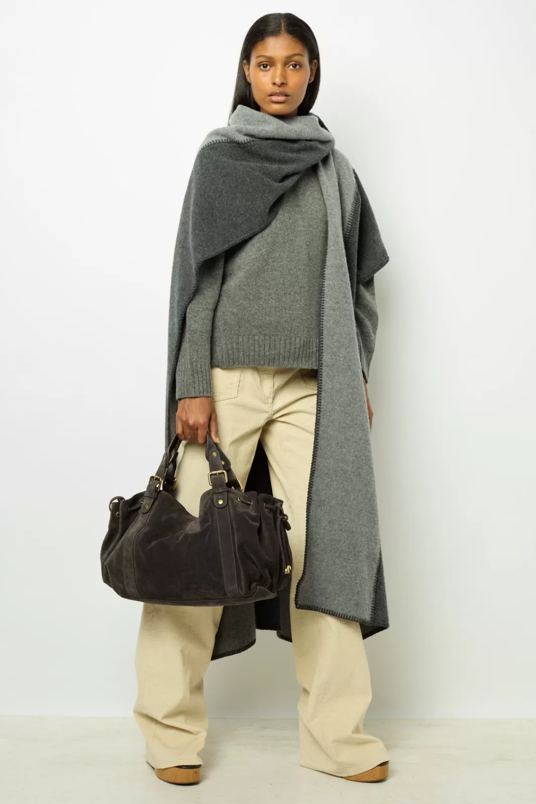 Gerard Darel Poncho bicolore -DAMYNN