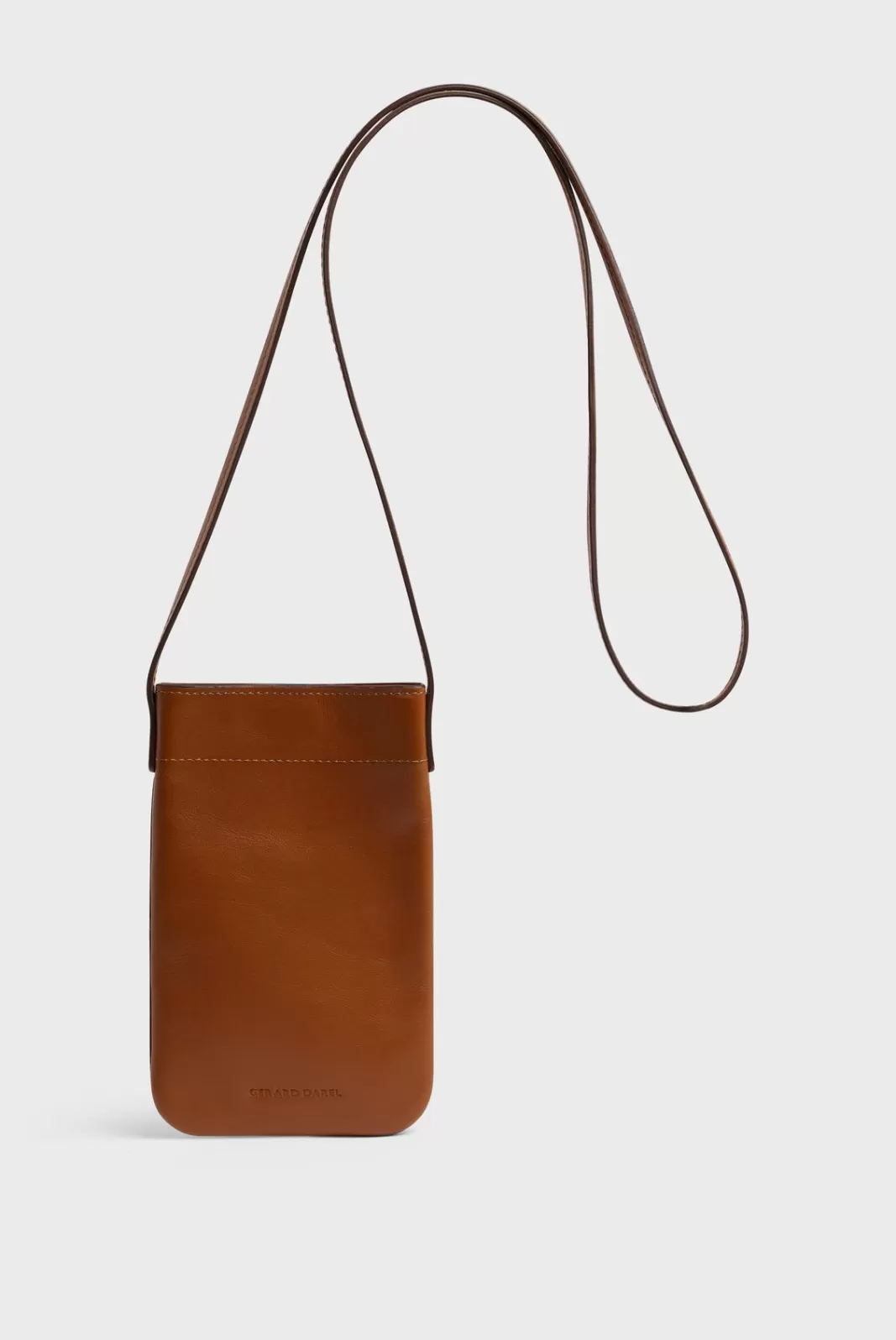 Gerard Darel Porte téléphone en cuir lisse - LADYPHONE