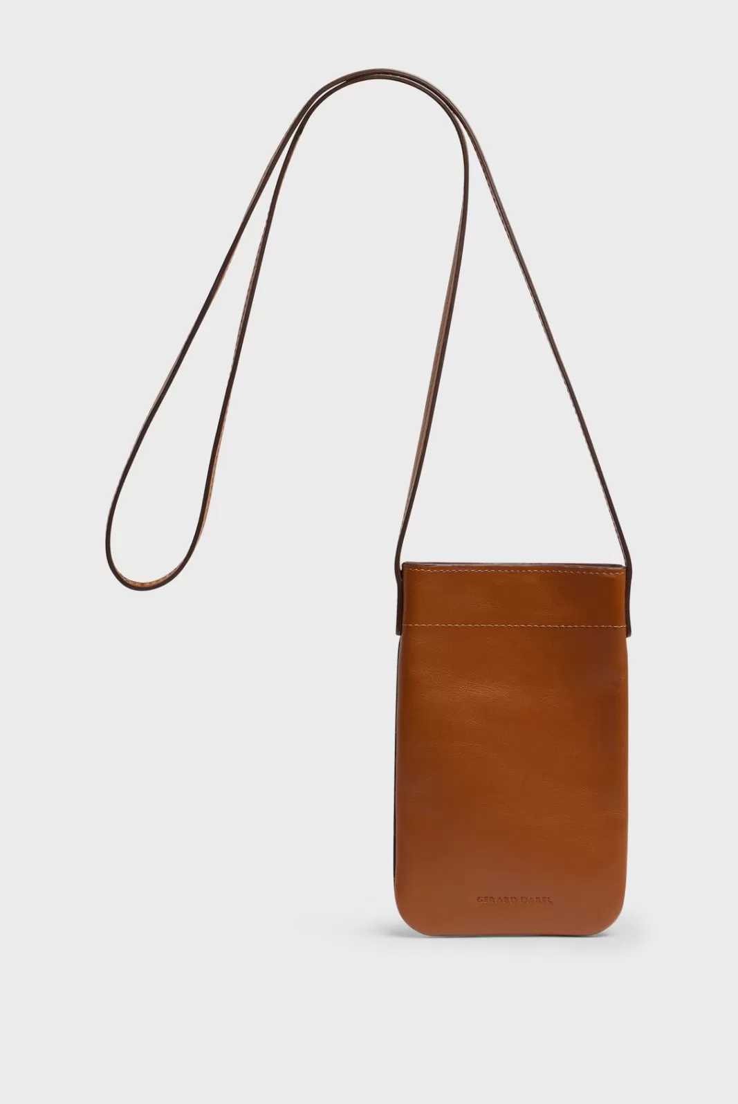 Gerard Darel Porte téléphone en cuir lisse - LADYPHONE