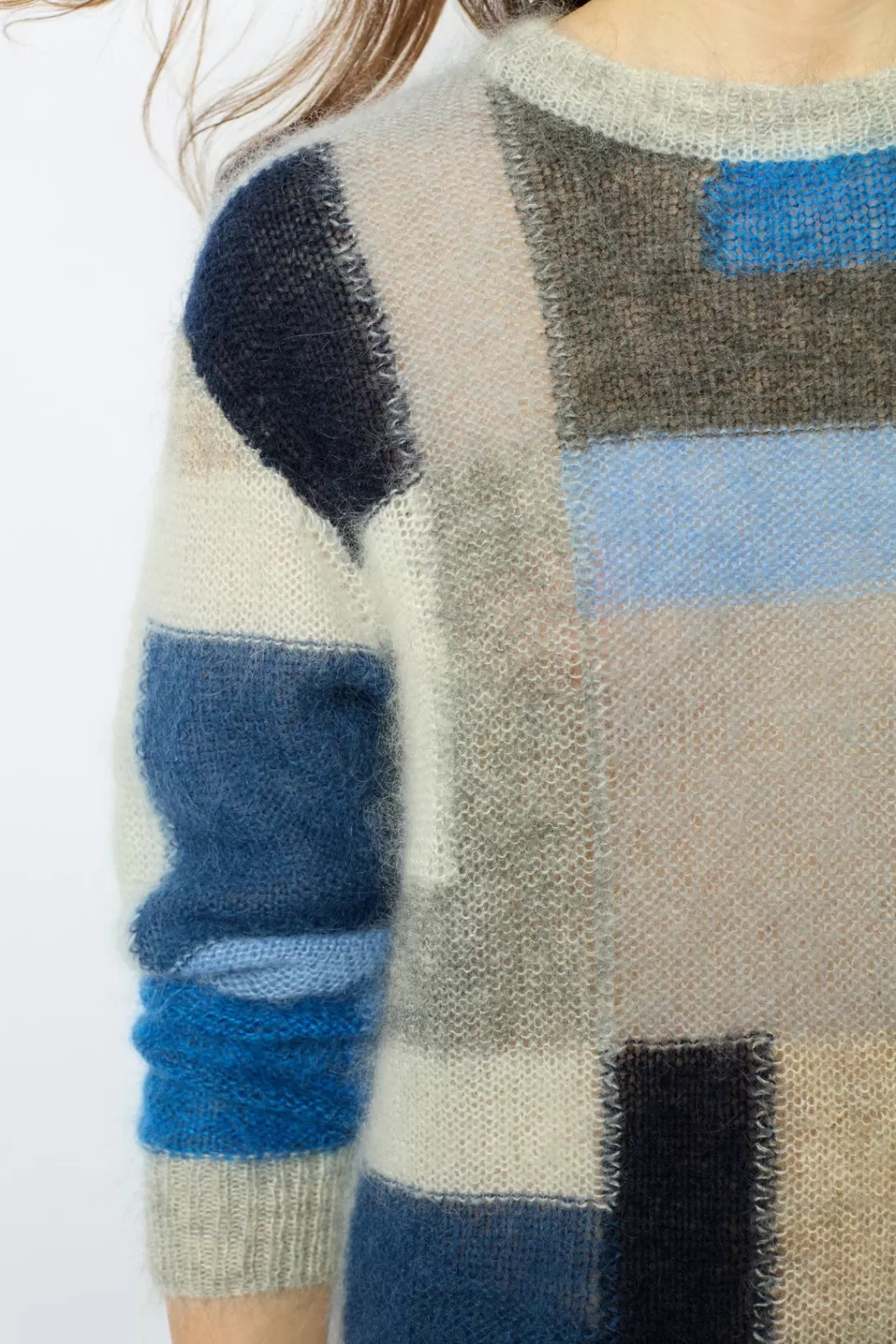 Gerard Darel Pull color block en mohair - JANYCE