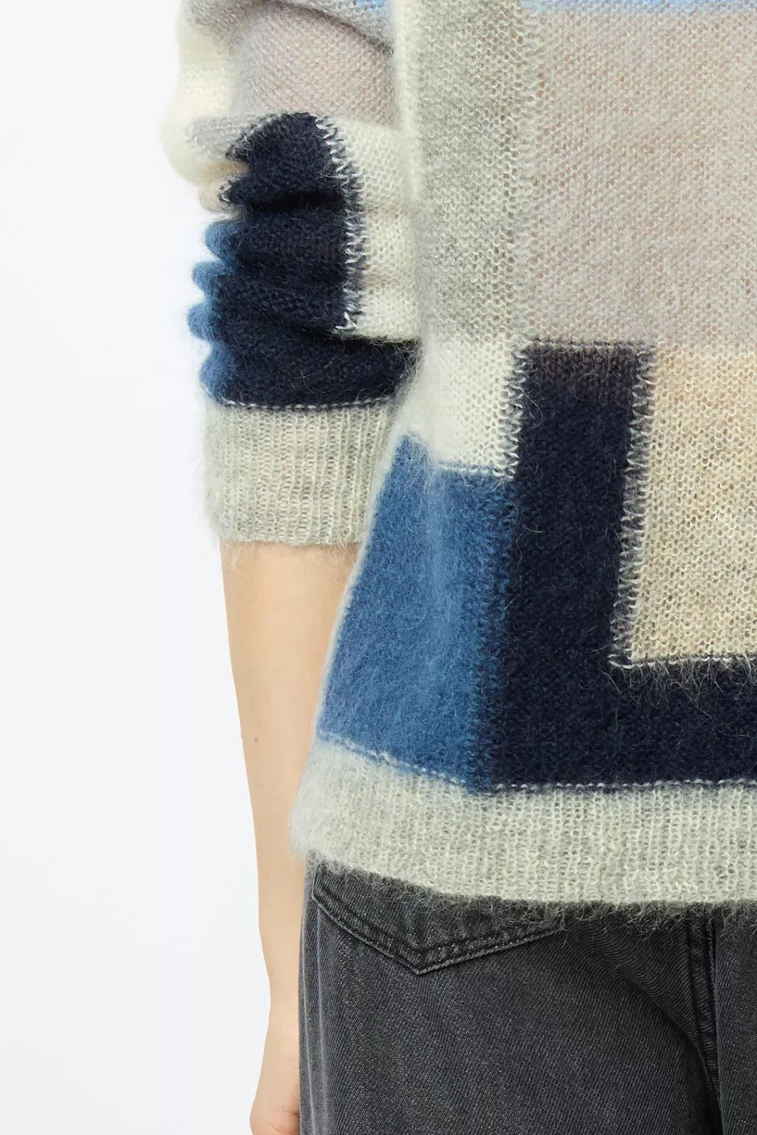 Gerard Darel Pull color block en mohair - JANYCE