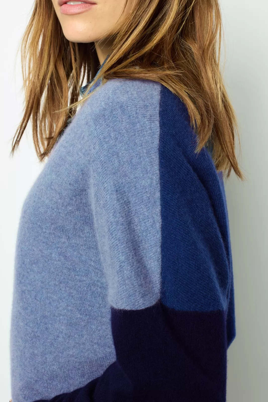 Gerard Darel Pull V color block en cachemire - JALYA