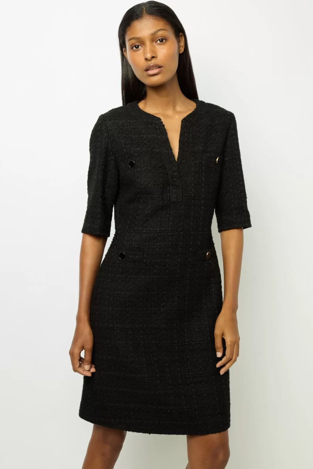 Gerard Darel Robe courte en tweed - SALOME