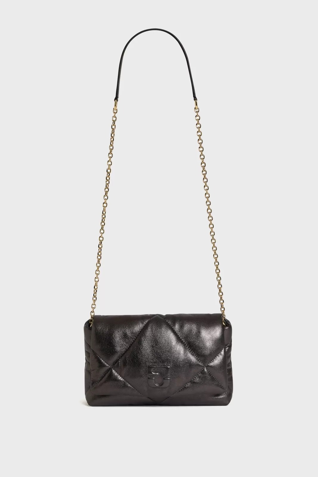 Gerard Darel Sac porté travers en cuir métallisé matelassé - LE FANNY