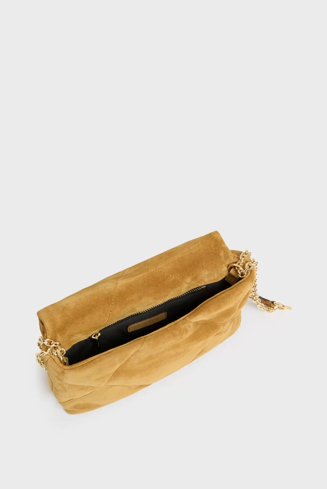 Gerard Darel Sac porté travers en cuir velours matelassé - LE FANNY