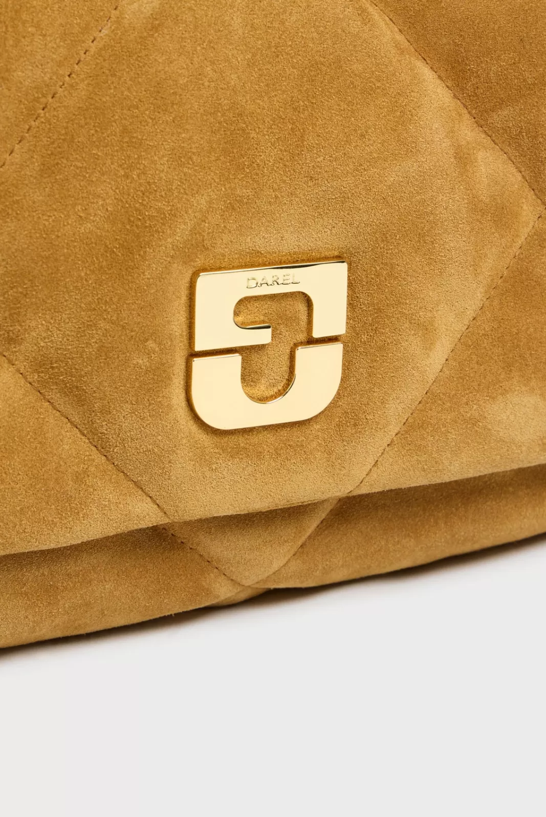 Gerard Darel Sac porté travers en cuir velours matelassé - LE FANNY