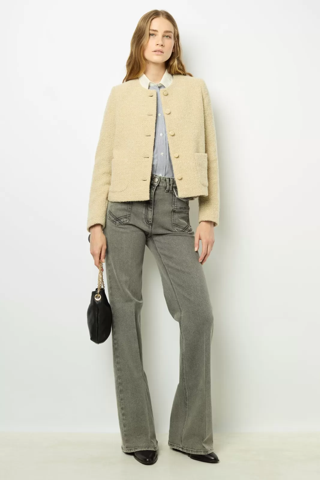 Gerard Darel Veste en tweed et lurex - MALIA